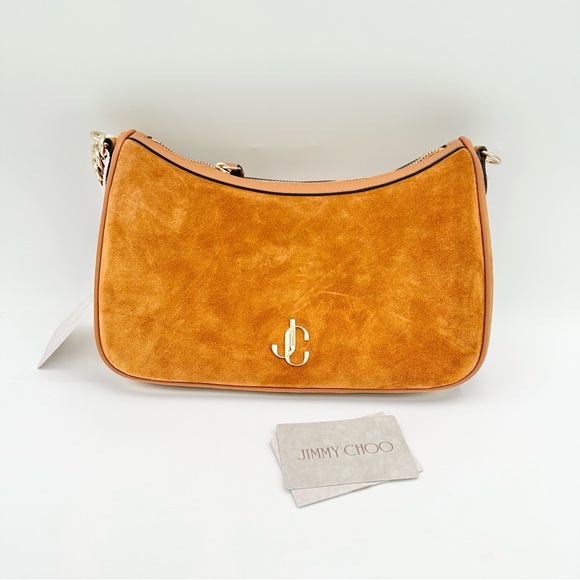 Jimmy Choo Suede Shoulder Bag - Picture 8 of 8